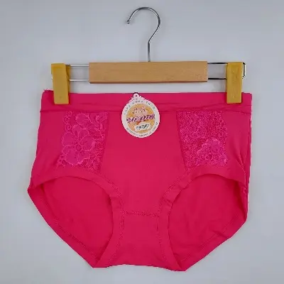 Picture of 3 Pieces 3 Color Loxicave Imported Premium Panty Stylish panty cotton panty comfortable panty flower print panty BAPA02 - Multicolor