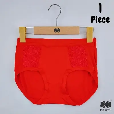 Picture of 1 Pieces 1 Color Loxicave Imported Premium Panty Stylish panty cotton panty comfortable panty flower print panty BAPA02 - Multicolor