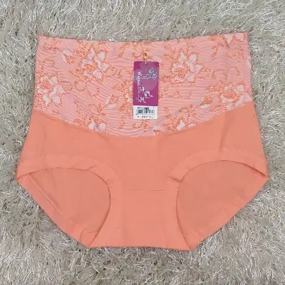 Picture of 2 Pieces 2 Color  Loxicave Imported Premium Panty Stylish panty cotton panty comfortable panty flower print panty BAPA01 - Multicolor