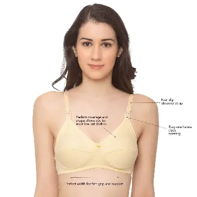 Picture of 3 Pack 3 Color Loxicave Maternity Bra UndBraMat01