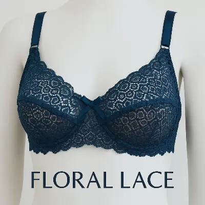 Picture of মহিলাদের জন্য 2 পিস কম্বো সেক্সি প্রিমিয়াম মানের  নেট ব্রা - Multicolor