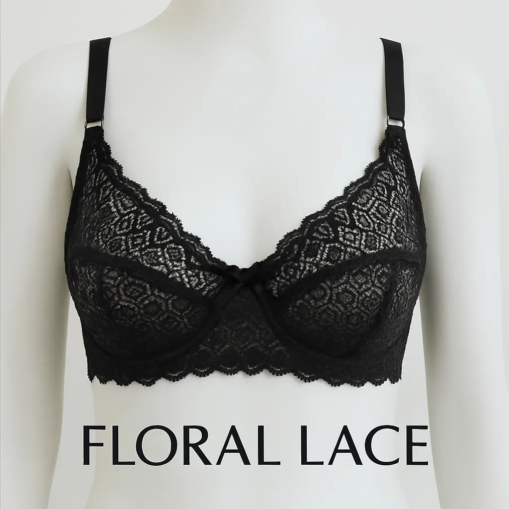 Picture of মহিলাদের জন্য 2 পিস কম্বো সেক্সি প্রিমিয়াম মানের  নেট ব্রা - Multicolor