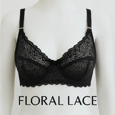 Picture of মহিলাদের জন্য 2 পিস কম্বো সেক্সি প্রিমিয়াম মানের  নেট ব্রা - Multicolor