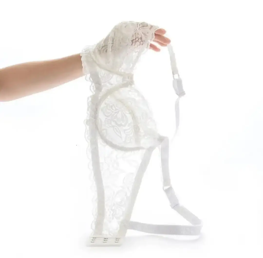 Picture of premium quality soft AC net bra for women - Multicolor