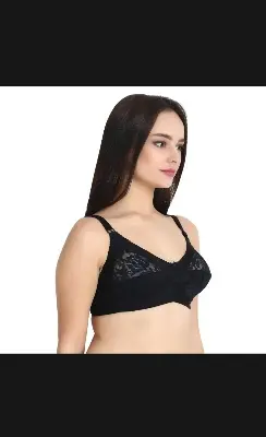 Picture of 1 peace soft stretchable comfort premium quality cotton bra - Multicolor