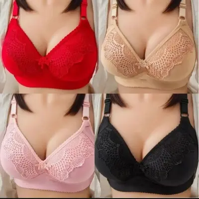 Picture of 4 peace premium quality soft foam bra - Multicolor