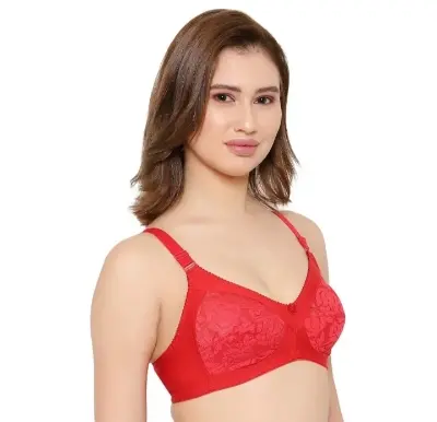 Picture of 2 peace soft comfortable  cotton bra - Multicolor