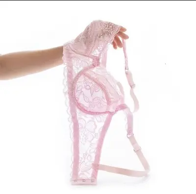 Picture of 1 peace premium quality stylish AC net bra - Multicolor