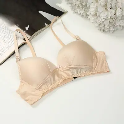 Picture of Soft Comfortable Non Paded Wireless Foam Bra for Sexy Women and Girls