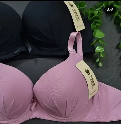 Picture of 4 Cotton Foam Bra | Wireless Bra For Women | multicolor Solid Color - Multicolor