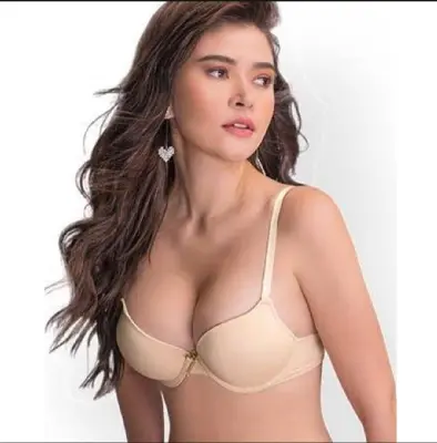 Picture of 1 peace china export quality deluxe comfortable stylish padded foam bra for women - Multicolor