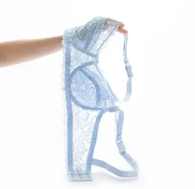 Picture of 4 peace export quality stylish comfortable AC net bra women - Multicolor