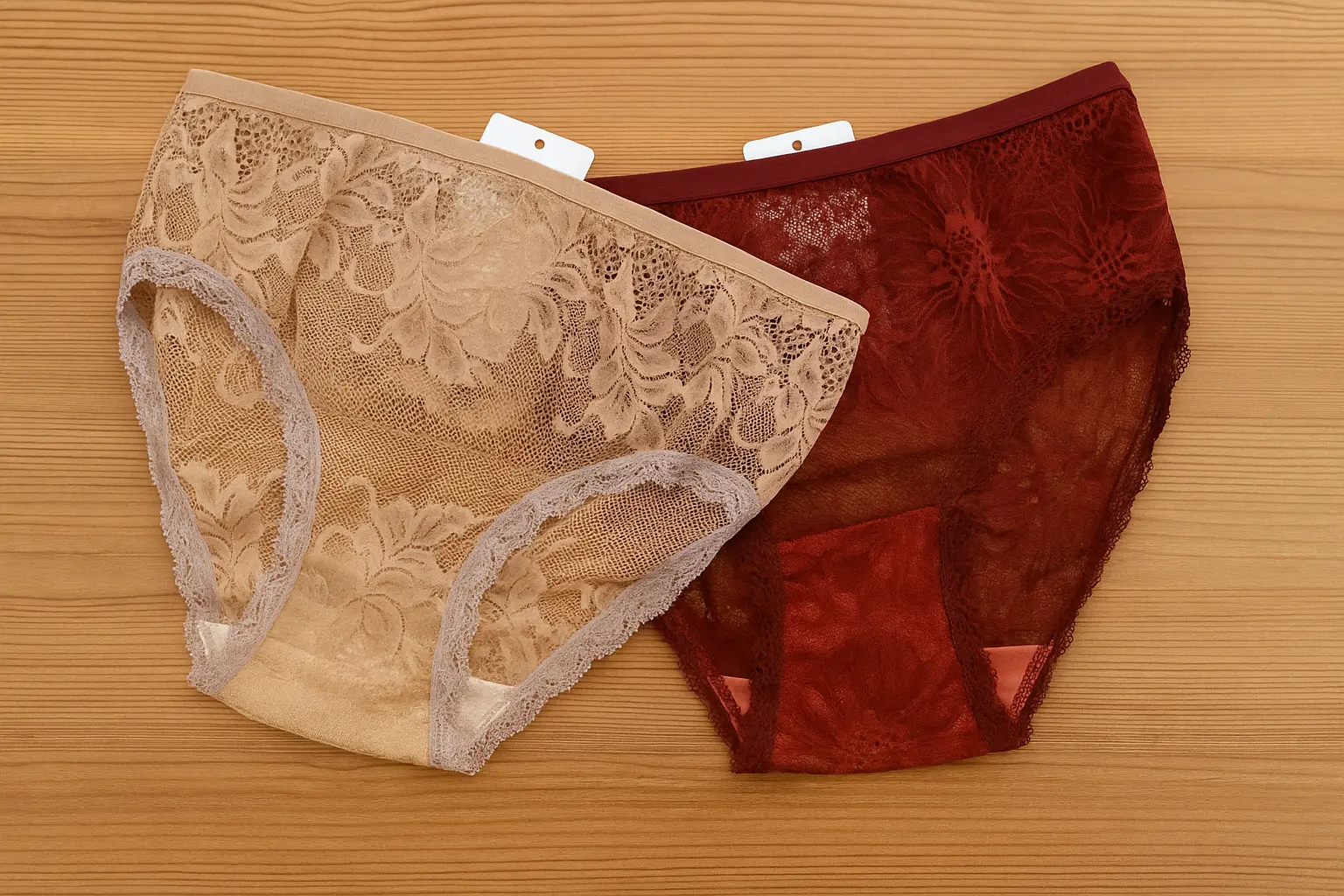 Picture of 4 peace 4 color imported china   stylish flower lace panty - Multicolor