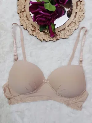 Picture of 1 peace  Cotton Foam Bra | Wireless Bra For Women | multicolor Solid Color original picture upload