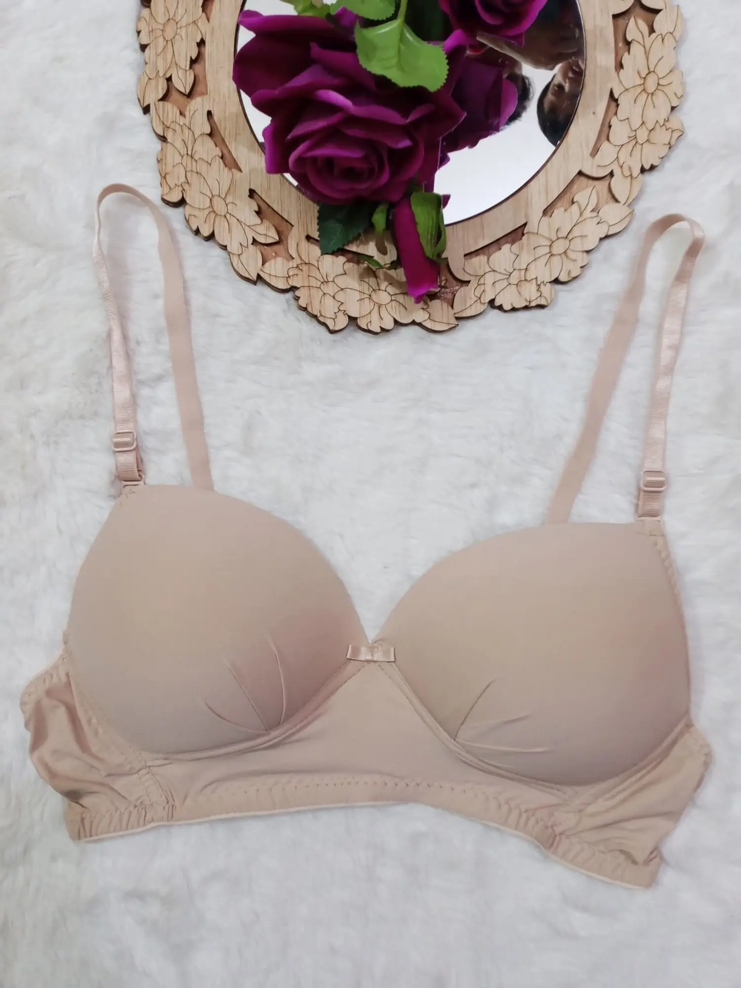 Picture of 1 peace  Cotton Foam Bra | Wireless Bra For Women | multicolor Solid Color original picture upload