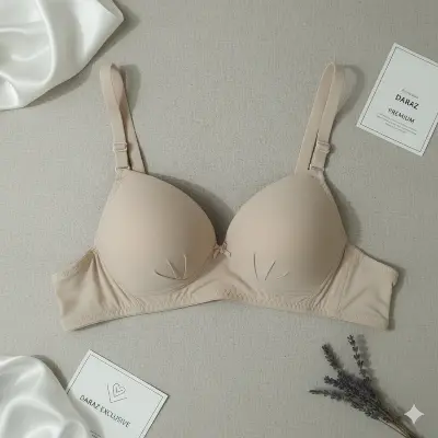 Picture of 1 peace  Cotton Foam Bra | Wireless Bra For Women | multicolor Solid Color - Multicolor