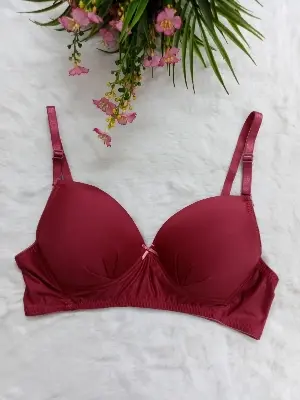 Picture of 1 peace  Cotton Foam Bra | Wireless Bra For Women | multicolor Solid Color original picture upload