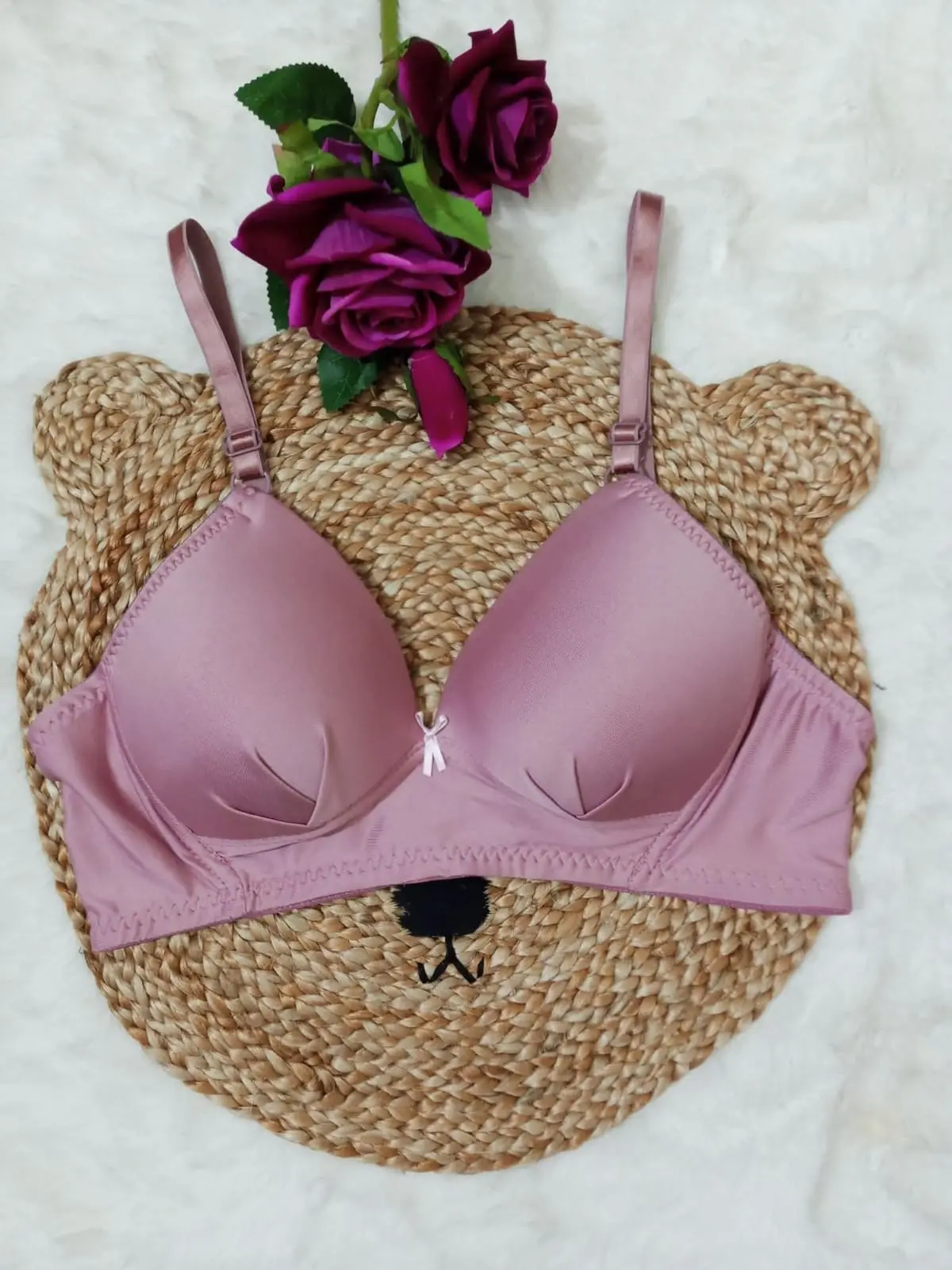 Picture of 1 peace  Cotton Foam Bra | Wireless Bra For Women | multicolor Solid Color original picture upload