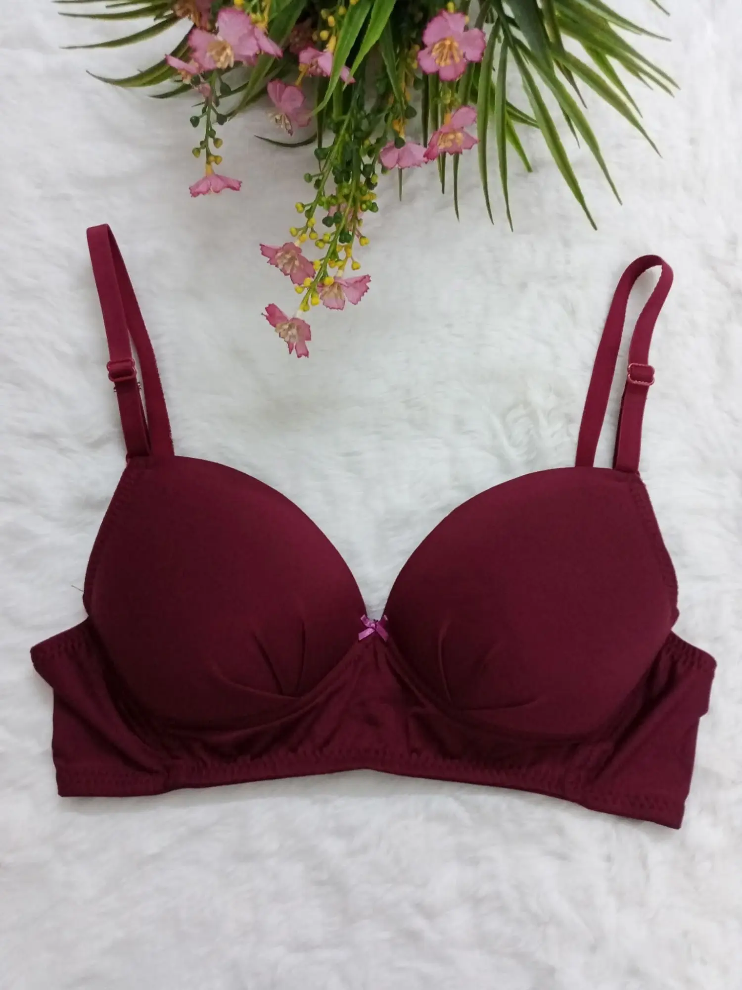 Picture of 1 peace  Cotton Foam Bra | Wireless Bra For Women | multicolor Solid Color original picture upload