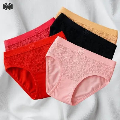 Picture of 3 Pack 3 Color  Loxicave Premium Panty Stylish panty Short Panty - Multicolor