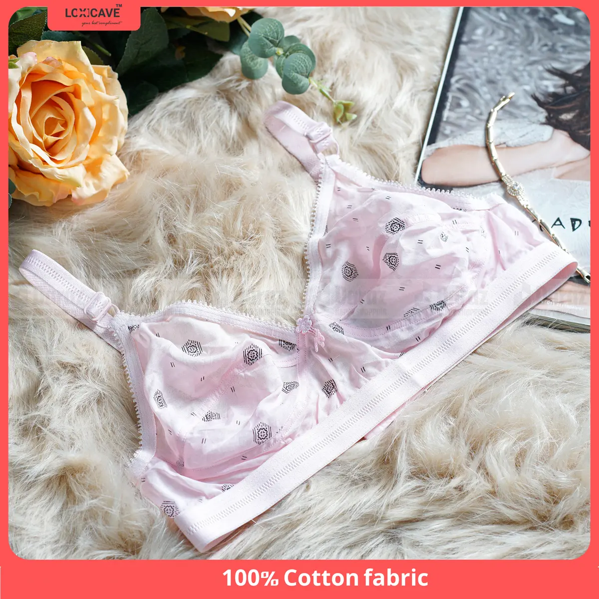 Picture of 4 Pack 4 Color Indian Like Me imported stylish comfortable cotton bra - Multicolor