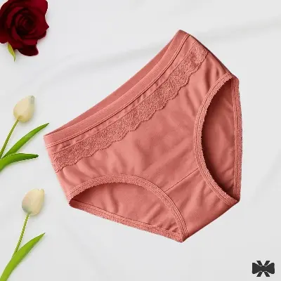 Picture of 4 Pieces 4 Color China Imported Premium Panty Stylish panty cotton panty comfortable panty flower print panty - Multicolor