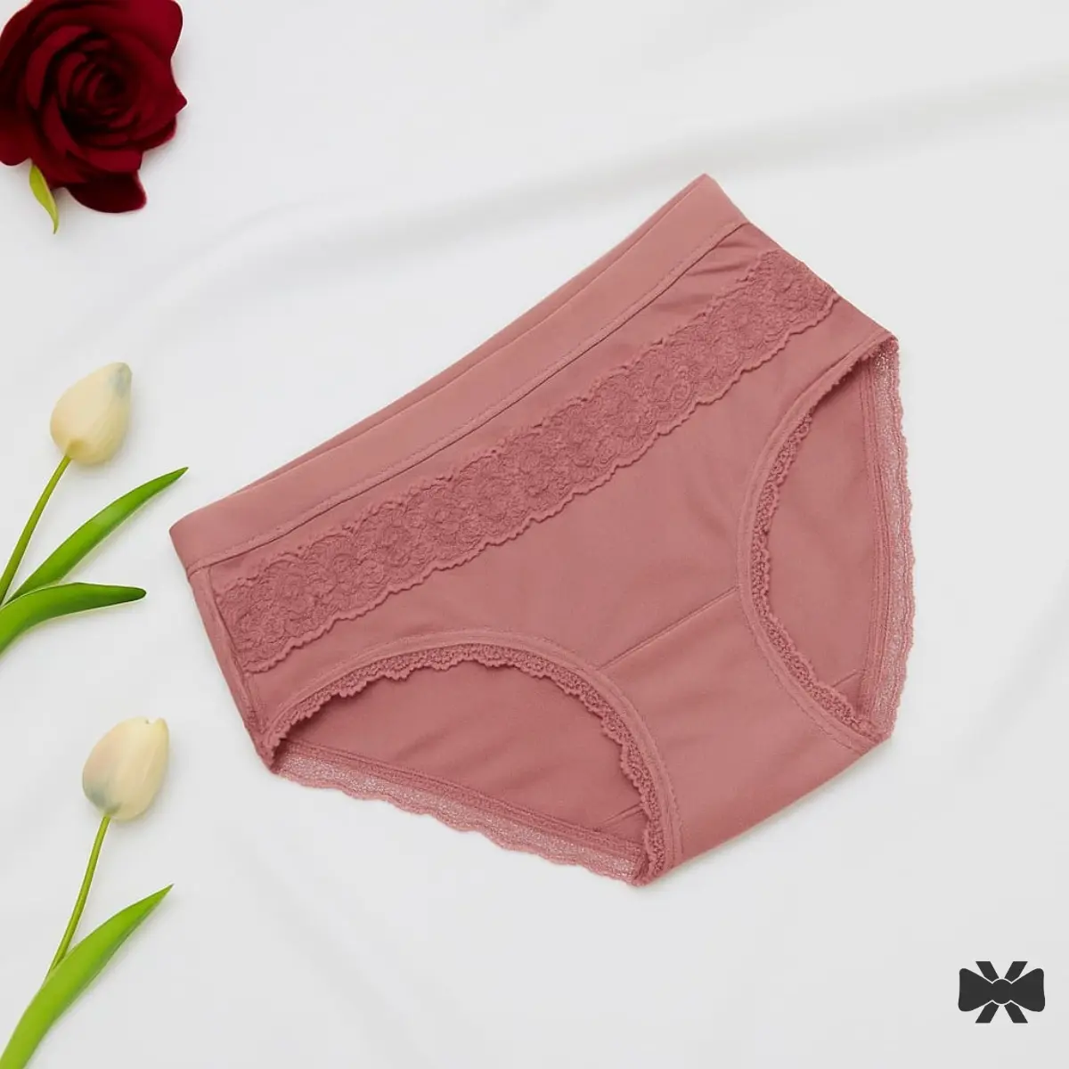 Picture of 4 Pieces 4 Color China Imported Premium Panty Stylish panty cotton panty comfortable panty flower print panty - Multicolor