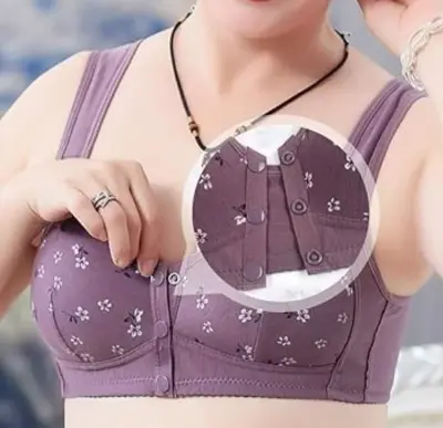 Picture of China Imported maternity bra for new born baby feeding cotton bra and regular use bra for women