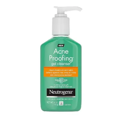 Picture of Neutrogena Acne Proofing Daily Facial Gel Cleanser with Salicylic Acid Acne Treatment, Oil-Free Acne-Fighting Face Wash 177gm