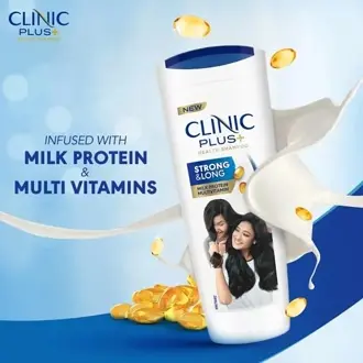 Picture of Clinic Plus Shampoo Strong and Long Multivitamin 355ml - White