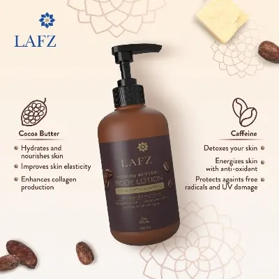 Picture of LAFZ Halal Cocoa Butter Body Lotion 500ML - Not Specified