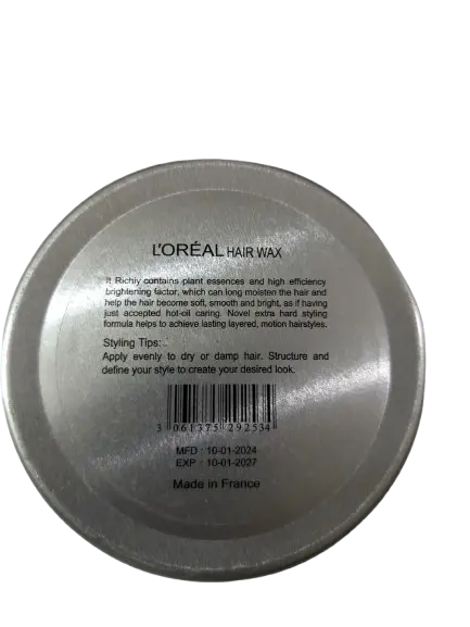 Picture of Loreal Studio Anti-Hair Fall Hair Wax 150ml Hard Wax for Hair for Men | France
