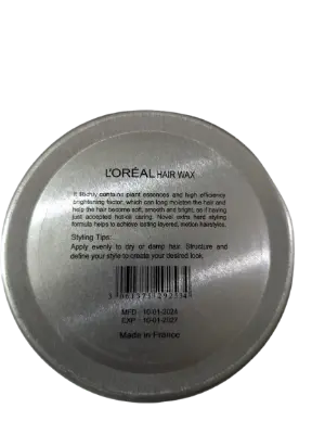 Picture of Loreal Studio Anti-Hair Fall Hair Wax 150ml Hard Wax for Hair for Men | France