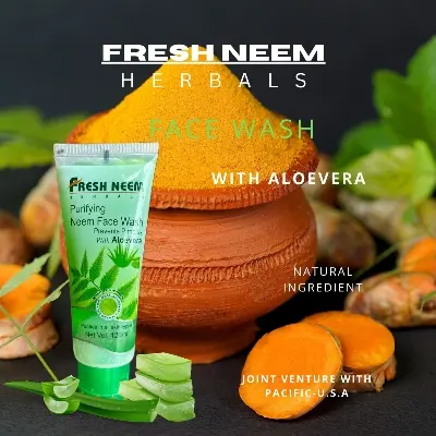 Picture of Halal Neem Face Wash | Natural Purity for Healthy, Radiant & Beautiful Skin - Green