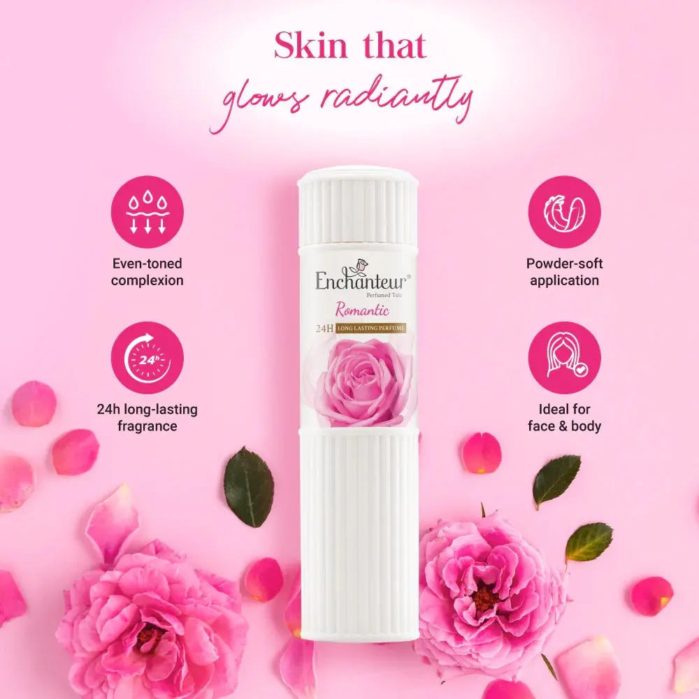 Picture of Enchanteur Perfumed Romantic Telcum Powder- 125g