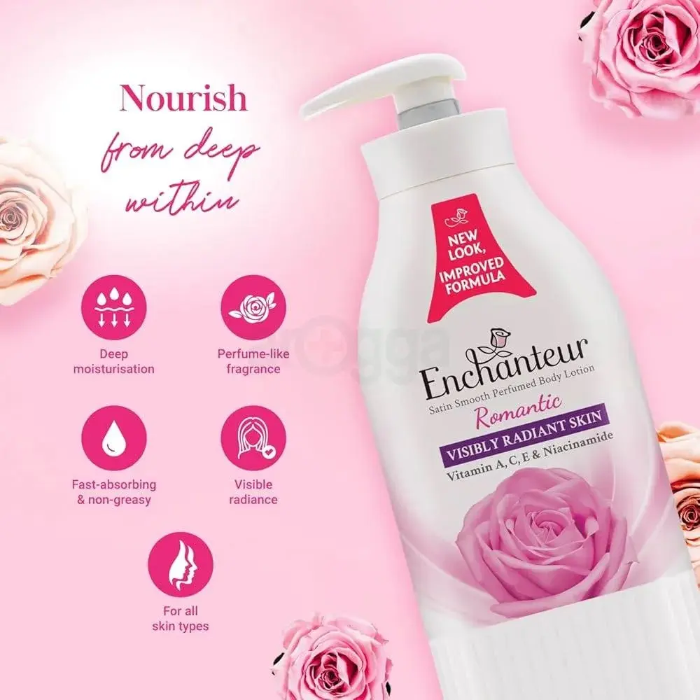 Picture of Updated new look International Malaysian product Enchanteur Romantic BODY LOTION used for male/female - 500 ml
