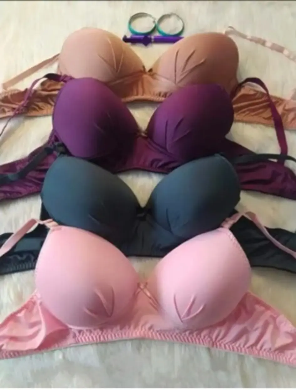 Picture of 1 pc Elegant Women Push-Up Bralette with Adjustable Straps, Comfortable Breathable Material, Available in Multiple Colors - Multicolor