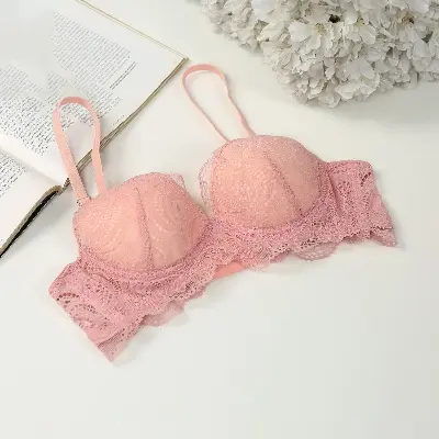 Picture of Soffy Soft New Comfortable Lace Foam Paded Pushup Bra For Women (1Piece) - Bra - Multicolor