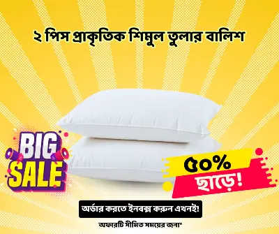 Picture of Original Shimul Cotton Pillow White
