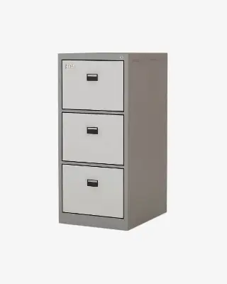 Picture of Metal file cabinet 3 drawer -1pc (Grey)