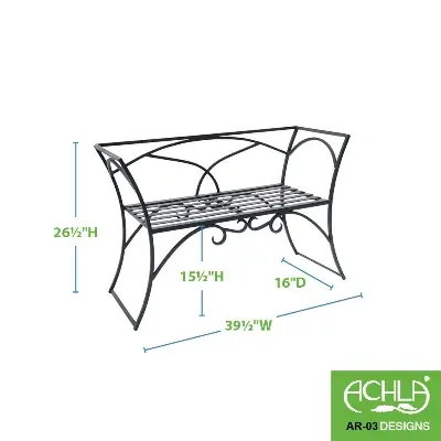 Picture of Garden/Rooftop bench - 1 pc(No Shipping fee) (Black)