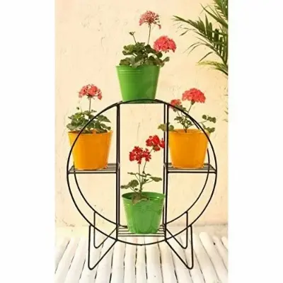 Picture of Metal Flower/Plant Stand 2feet circle (Black)