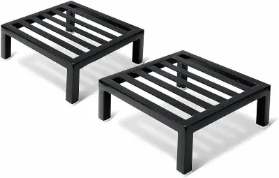 Picture of Flower Pot Stand Outdoor Plants / Pot Stands For Indoor plant of High Grade Metal (Black Pack Of 3) (Black)