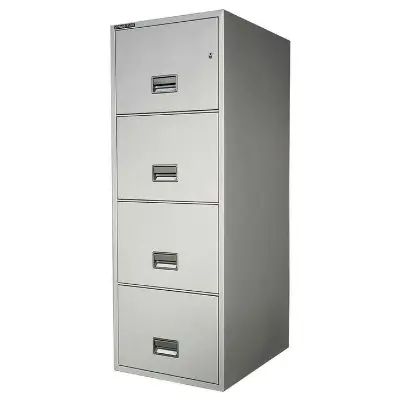 Picture of 4 Drawer Metal File Cabinet – Iron Body, Lockable, Heavy-Duty Metal Storage(No shipping fee)
