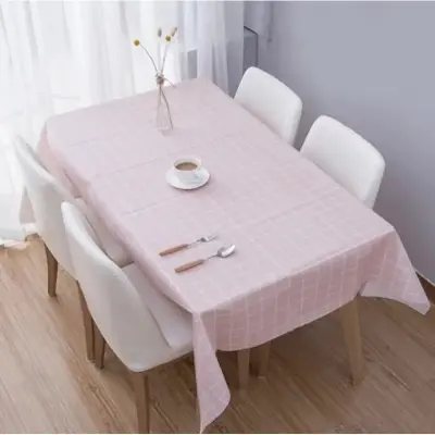 Picture of 137*180cm PVC waterproof oil proof colorful dining linen tablecloth protector roll pp table cloth polypropylene non woven tablecloth - Multicolor