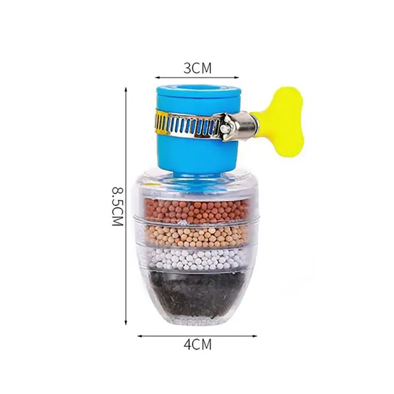 Picture of Kitchen Tap Water Purifier Home Activated Carbon Multilayer Water Filter - Multicolor