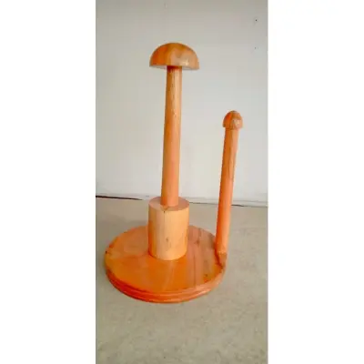 Picture of Wooden Kitchen Tissue Holder টিস্যু -Brown MEHGONI  WOOD - Multicolor
