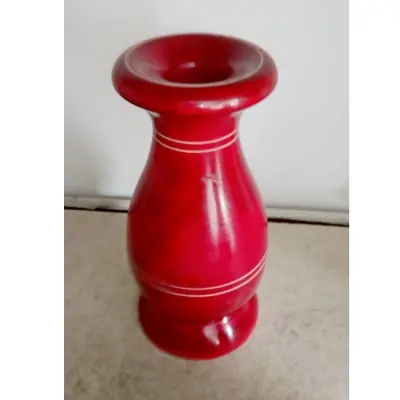Picture of 7 Inch colourful wooden flower vase classic style/ wooden craft vase /home decor wood flower vases - Multicolor