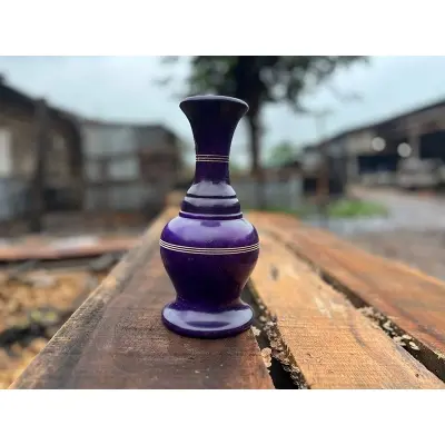 Picture of Handmade Wooden colorful Lacquer Vase, Home decoration lacquer wooden flower vase  multicolor wood vases (14,15 inch ) - Multicolor