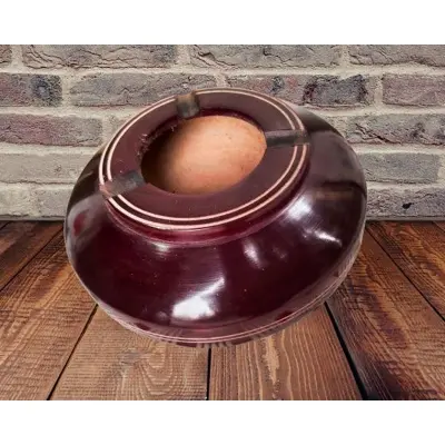 Picture of Colorful 4 Inch Wooden Ashtray for Smart Home and Office  Smoking Ashtray - Blue